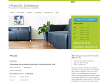 Tablet Screenshot of dr-schlothauer.de